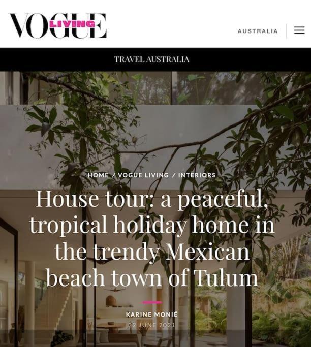 Casa Areca, Awarded Architectural Villa Located In A Secured Gated Community, With Concierge Services Tulum Pueblo Buitenkant foto