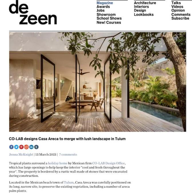 Casa Areca, Awarded Architectural Villa Located In A Secured Gated Community, With Concierge Services Tulum Pueblo Buitenkant foto